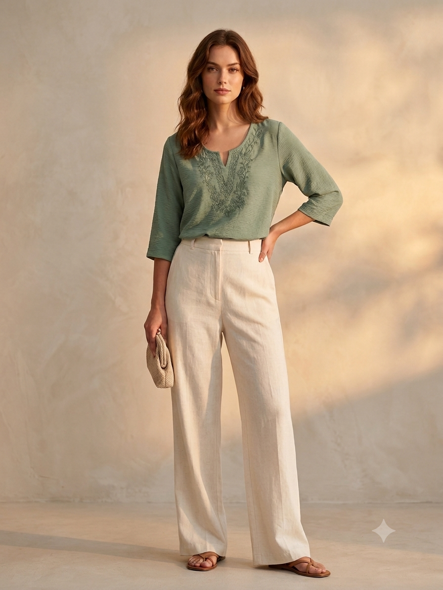 Blusa Verde Olivo